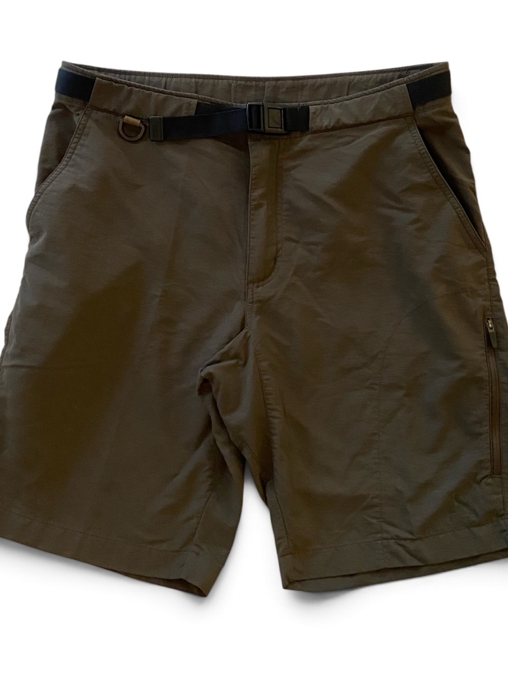 Nike ACG Cargo Belted Shorts Men's 32 Olive Green Gray Hiking Climbing ACGM2124